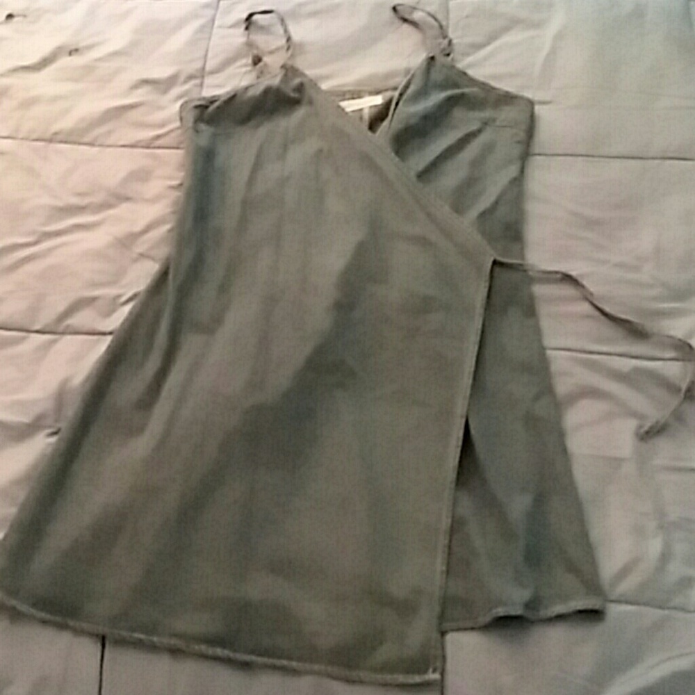Jean wrap dress